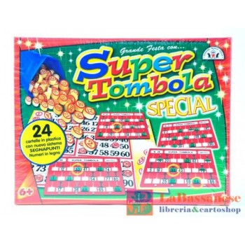 SUPER TOMBOLA SPECIAL 24 CARTELLE CON FINESTRELLA - 