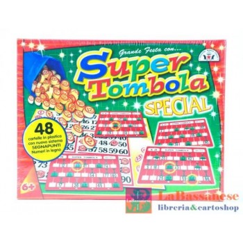 SUPER TOMBOLA SPECIAL 48 CARTELLE CON FINESTRELLA - 