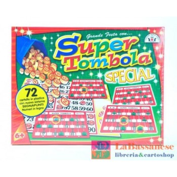 SUPER TOMBOLA SPECIAL 72 CARTELLE CON FINESTRELLA - 