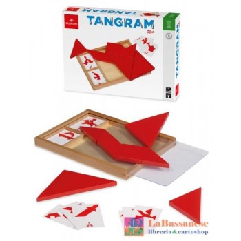 TANGRAM ROSSO CON CARTE -...
