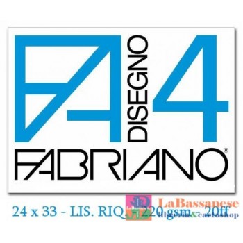 ALBUM DA DISEGNO F4 24X33 220G/M2 LISCIO RIQUADRATO (20 FOGLI) - 