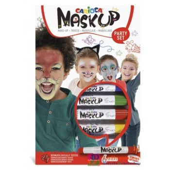 CONFEZIONE 6 STICKS COLORATI PER TRUCCO BIMBI - 43052 