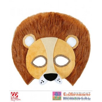 MASCHERA LEONE IN PELUCHE -...