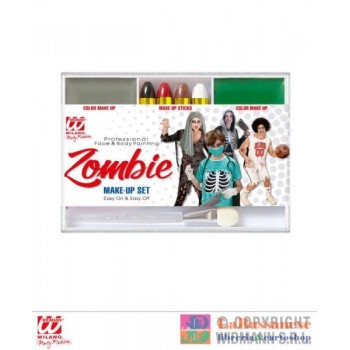 SET TRUCCO ZOMBIE (4 MATITE...