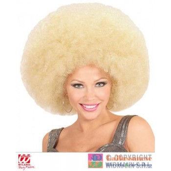 PARRUCCA AFRO SOVRADIMENSIONATA BIONDA IN SACCHETTO - TOP QUALITY - 04674