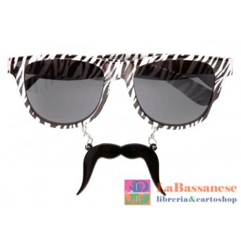 OCCHIALI MACHO CON BAFFO -...