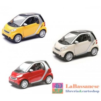1:24 SMART FORTWO 3 ASS IN WB - 71033