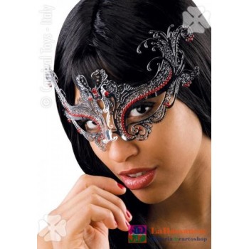 MASCHERA ARGENTO IN METALLO...