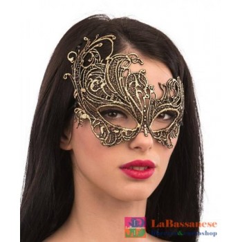 MASCHERA ORO IN TESSUTO...