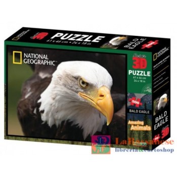 PUZZLE 3D NAT GEO/DISCOVERY: AMAZNIG ANIMALS EAGLE - 10050-P3D