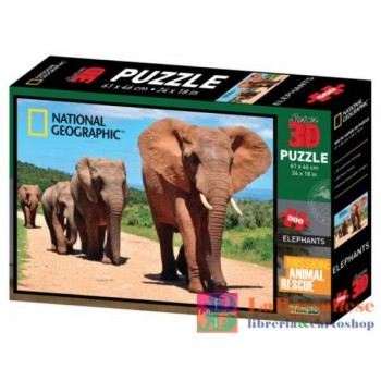 PUZZLE 3D DISCOVERY AFRICAN ELEPHANTS - 10052