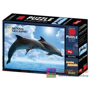 PUZZLE 3D DISCOVERY DOLPHINS 500 PZ - 10075