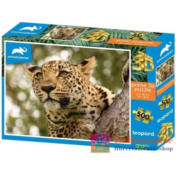 PUZZLE 3D DISCOVERY LEOPARD 500PC - 10383