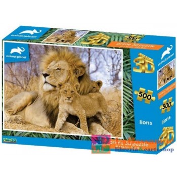 PUZZLE 3D LEONI 500 PZ - 10386-P3D