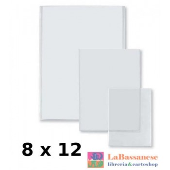 CONFEZIONE DA 100 BUSTE U SOFT MISURA 8X12 CM TRASPARENTI - 