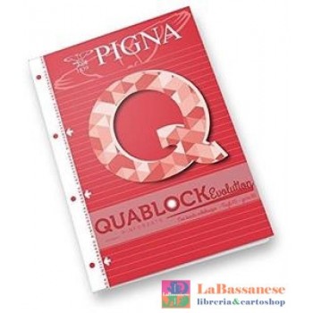 QUABLOCK A4 EVOLUTION RINFORZATO CARTA BIANCA 40FF/SH RIG.1R - 021121-1R