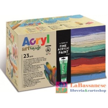 MEGA BOX ACRYL 16 COLORI...