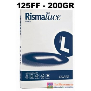 RISMA LUCE 125 FOGLI 200 GR BIANCO A4 - A670104