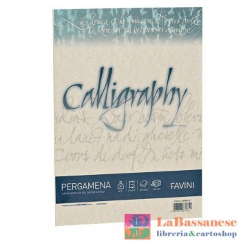 CONFEZIONE 50 FOGLI CARTA CALLIGRAPHY A4 190 GR SABBIA - A69U084