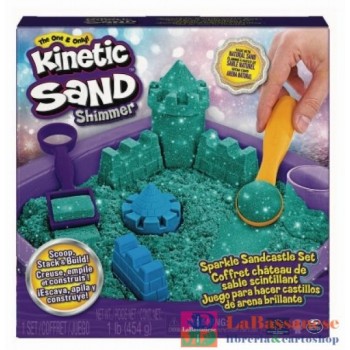 KINETIC SAND PLAYSET CASTELLO DI SABBIA SHIMMER VERDE - 6061828