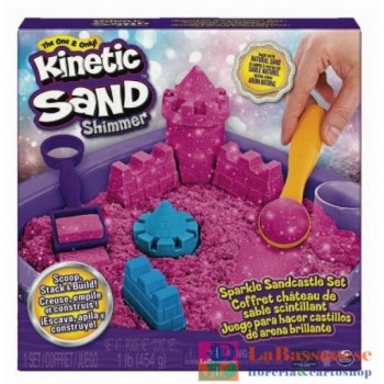 KINETIC SAND PLAYSET CASTELLO DI SABBIA SHIMMER ROSA - 6063520