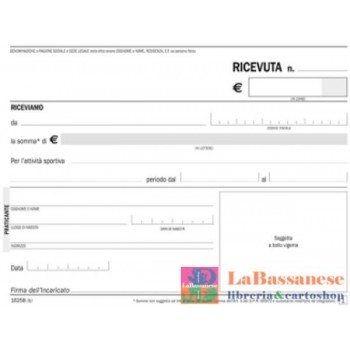 RICEVUTE DI PAGAMENTO PER...