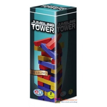 EG CLASSICI JUMBLING TOWER COLORATA IN LEGNO - 6036102