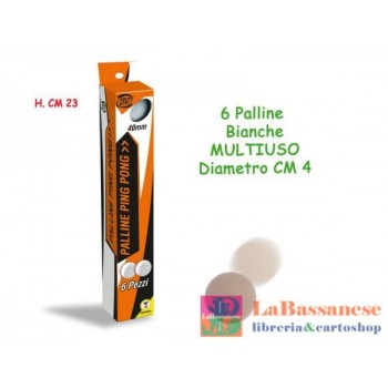 PALLINE MULTIUSO 40MM 6PZ -...