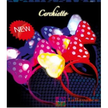 CERCHIETTO CON FIOCCO A LED...