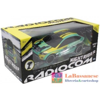 RADIOCOM AUTO RC NIGHTRIDER RALLYSCALA 1:16 7 FUNZIONI FREQUENZA 2.4 GHZ.2 COLORAZIONI. ESCLUSIVA ODS - 40682