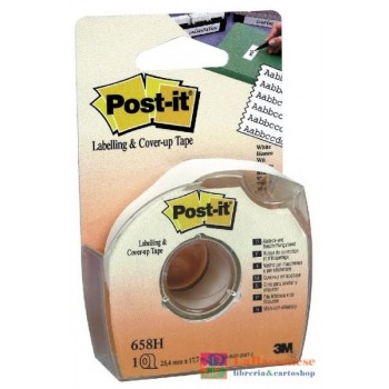 POST-IT COVER UP NASTRO DA CORREZIONE 25,4X17,7 658H PACK 10 ROTOLI +2 - 658H --23077--7000091513