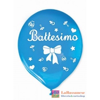 20 PALL. LARGE 12" (CM.30) BATTESIMO CELESTE - 72584