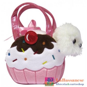 BORSETTA CUPCAKE CON CANE -...