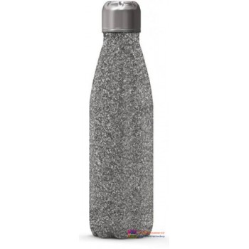 BOTTIGLIA TERMICA 500 ML GRIGIO GLITTERATO - ID0030