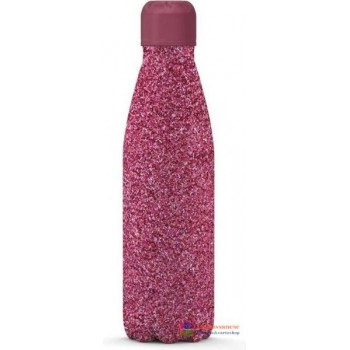 BOTTIGLIA TERMICA 500 ML FUCSIA GLITTERATO - ID0032