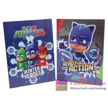 CARTELLA 3 LEMBI CON ELASTICO PJMASKS - PJ926000 