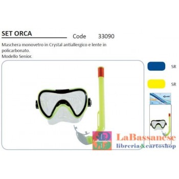 SET MASCHERA ORCA SR. 33090 - 