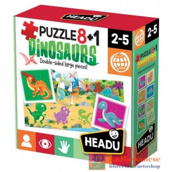 PUZZLE 8+1 DINOSAURS - IT22243