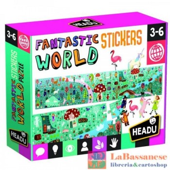 PUZZLE + STICKERS FANTASTIC WORLD - MU24933