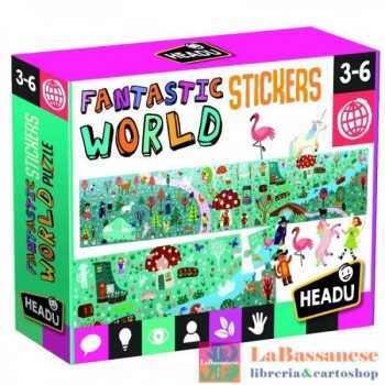 PUZZLE + STICKERS FANTASTIC WORLD - MU24933