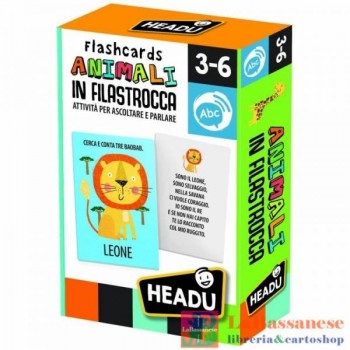 FLASHCARDS ANIMALI IN FILASTROCCA - IT27828