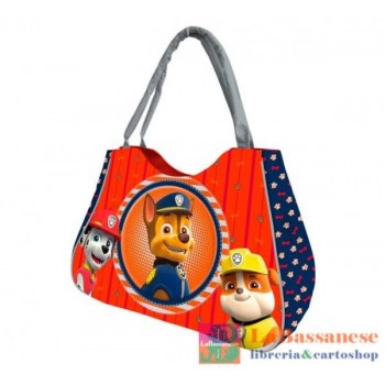 BORSA SPIAGGIA 50X35X14 CMS. CON PATCH PAW PATROL - AST2012