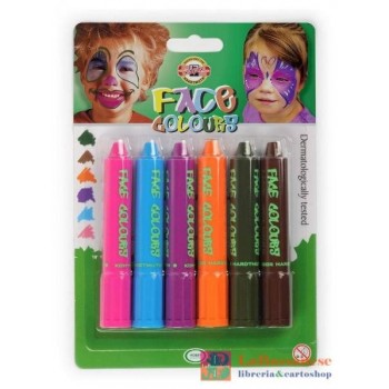 6 COLORI TRUCCO IN STICK -...