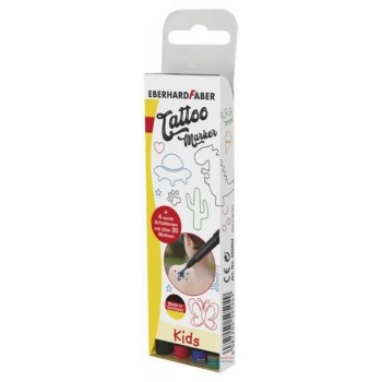 TATTOO MARKER 4 COLORI -...