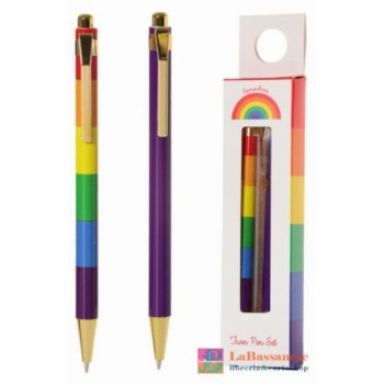 SET 2 PENNE ARCOBALENO -...