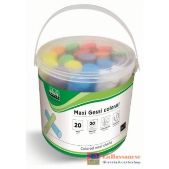 GESSI COLORATI MAXI 20 PZ....