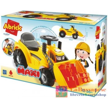 LES MAXI TRATTORE CAVALCABILE CON BENNA E VANO NEL SEDILE PER RIPORRE I MAXI ABRICK - 7600007849