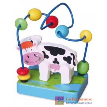 MUCCA CON GIOCO PERLINE -...