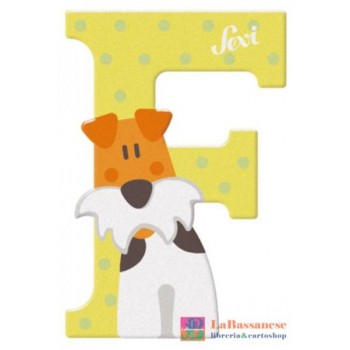 LETTERA F FOX TERRIER CM.10...