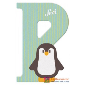 LETTERA P PINGUINO CM.10 -...